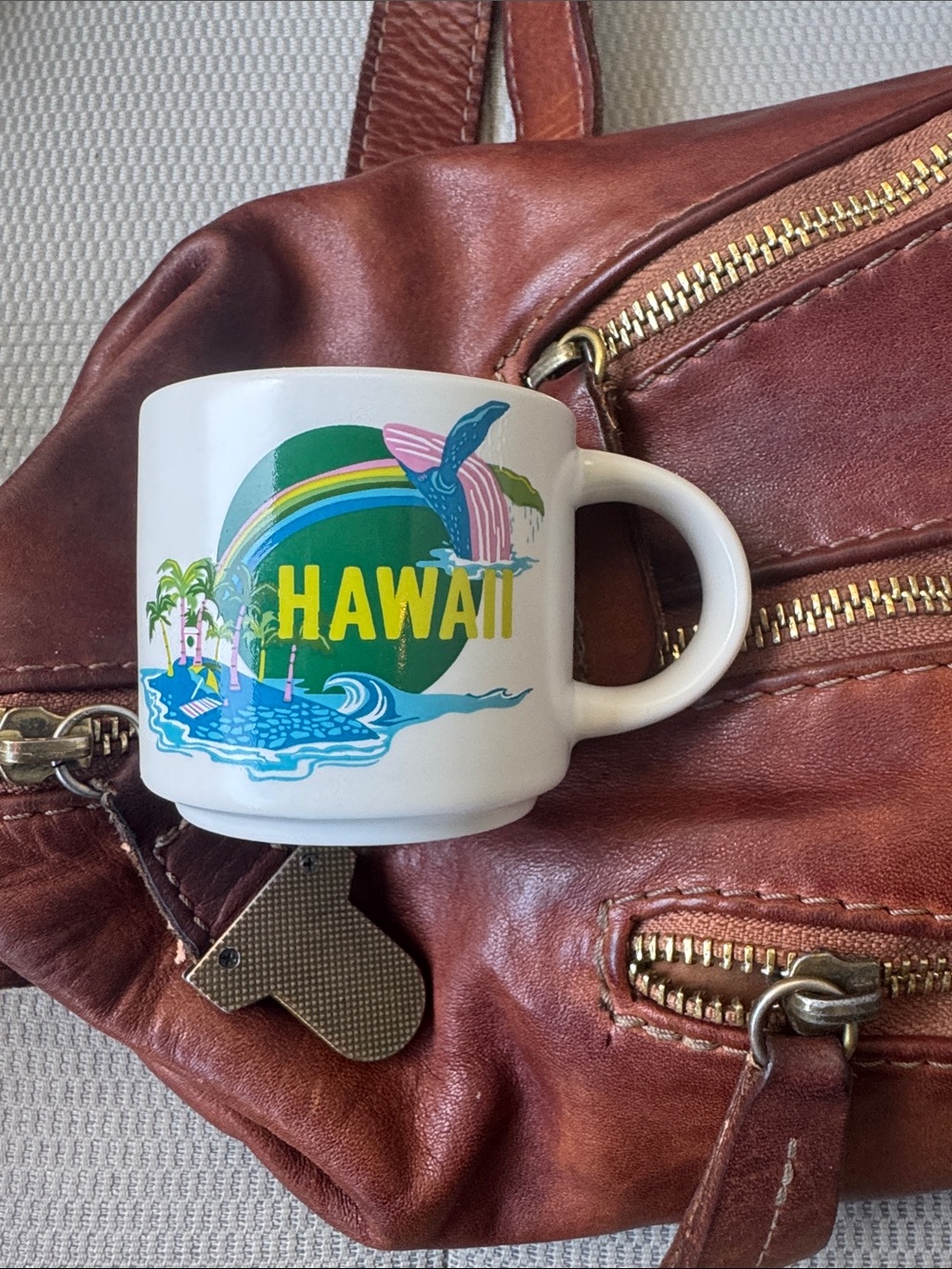 Starbucks Discovery Series Hawaii White Ceramic Coffee Mug with Island Graphic
